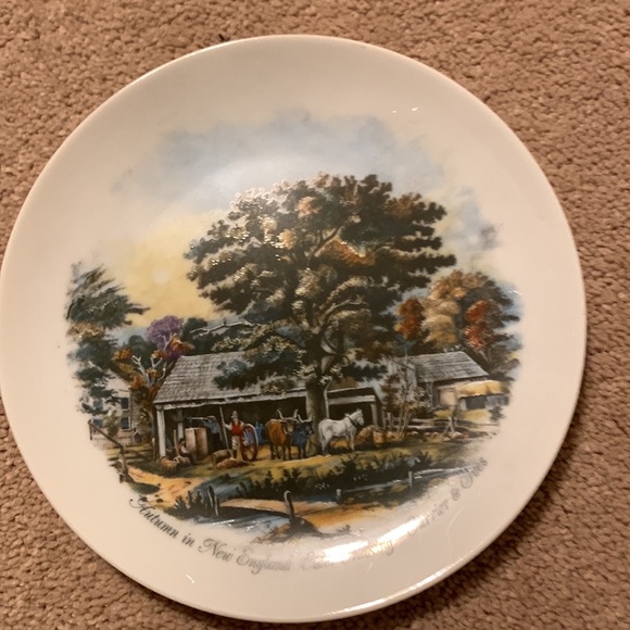 Currier & Ives Decorator Collector Plates (Set of 3) - Picture 2 of 5